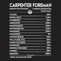 Carpenter Foreman T Shirt - Carpenter Foreman Factors Daily Gift Item T-shirt | Artistshot