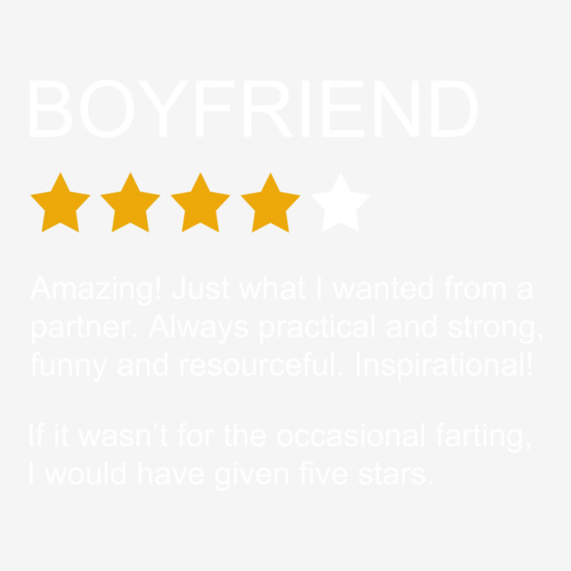 Funny Boyfriend Review 4 Star Rating Boyfriend Adjustable Cap | Artistshot