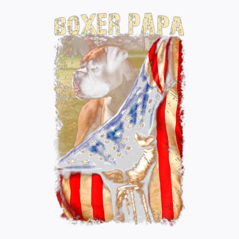 Boxer Papa American Flag Hand Pride T-shirt | Artistshot