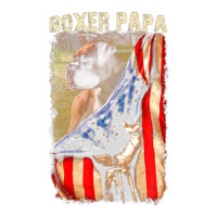 Boxer Papa American Flag Hand Pride Unisex Hoodie | Artistshot