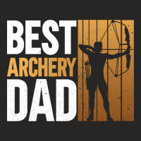 Best Archery Dad - Archery Bow Archer Ladies Fitted T-shirt | Artistshot