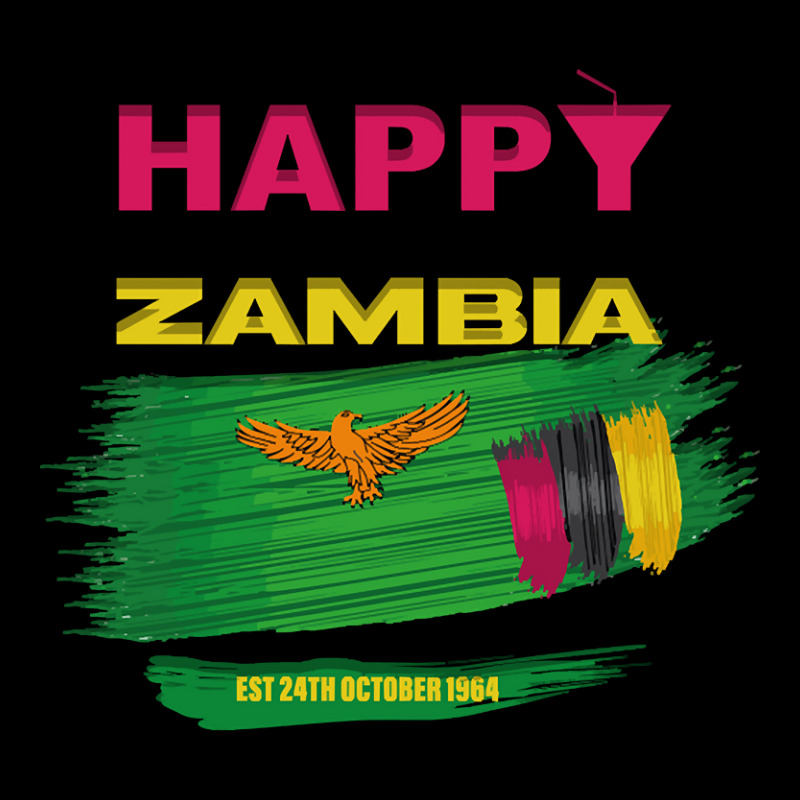 Happy Independence Day Zambia Zipper Hoodie by joanmouse000 | Artistshot