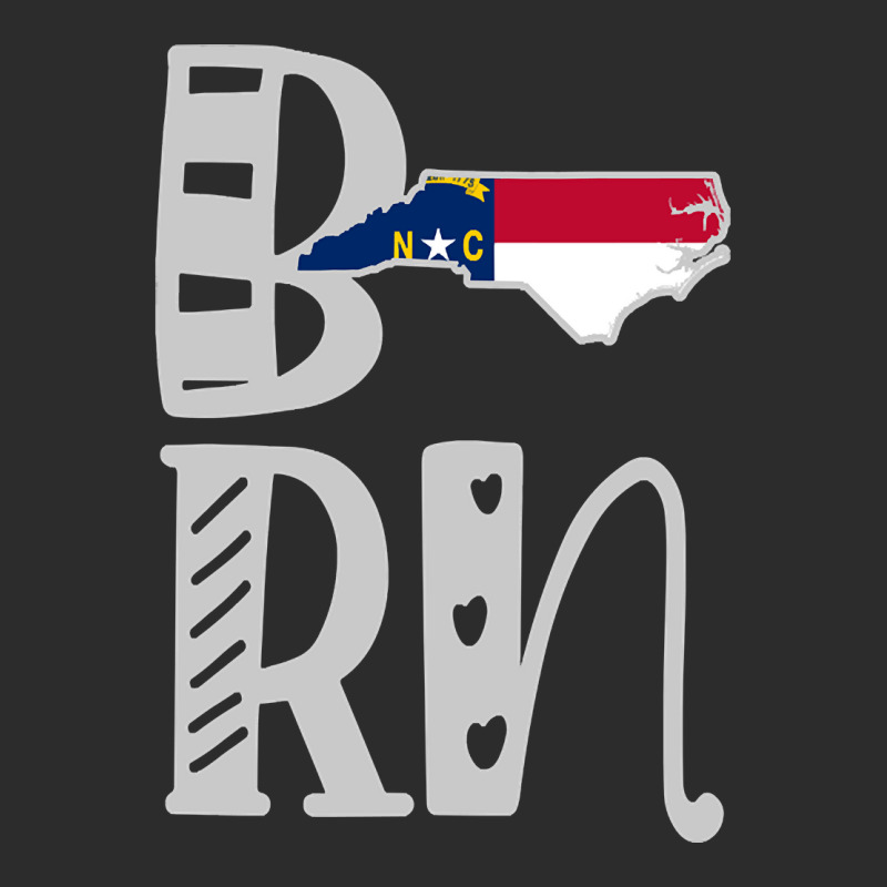 Born North Carolina In Art Block Letters Exclusive T-shirt | Artistshot