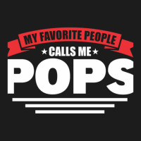 Dad And Pops My Favorite People Calls Me Pops Grandpa Hoodie & Jogger Set | Artistshot