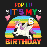 Pop It Fidget 6th Birthday Unicorn Girl Gift Classic T-shirt | Artistshot