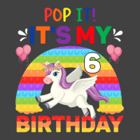 Pop It Fidget 6th Birthday Unicorn Girl Gift Vintage T-shirt | Artistshot