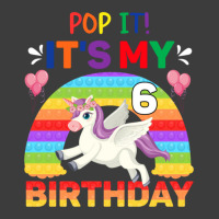 Pop It Fidget 6th Birthday Unicorn Girl Gift Men's Polo Shirt | Artistshot