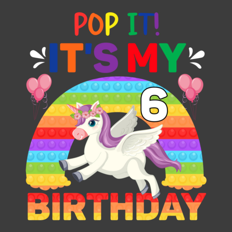 Pop It Fidget 6th Birthday Unicorn Girl Gift Men's Polo Shirt | Artistshot