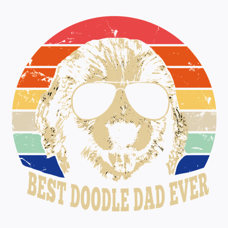 Best Doodle Dad Ever Vintage Retro T-shirt | Artistshot