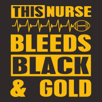 This Nurse Bleeds Black & Gold Funny Humor Geek Racerback Tank | Artistshot