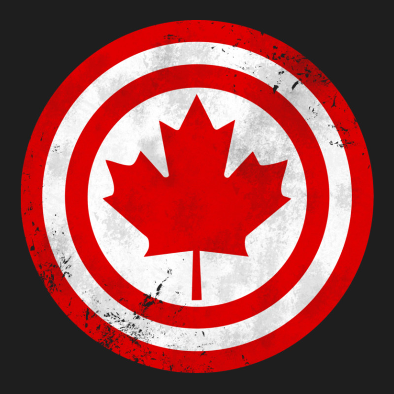 Captain Canada (distressed) Classic T-shirt by JuanJoseVargasAranda | Artistshot