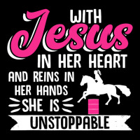 Barrel Racing With Jesus In Her Heart And Reins In Her Hands Men's Long Sleeve Pajama Set | Artistshot