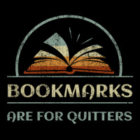 Vintage Bookmarks Are For Quitters Reading Book Distressed Pullover Ho Long Sleeve Shirts | Artistshot