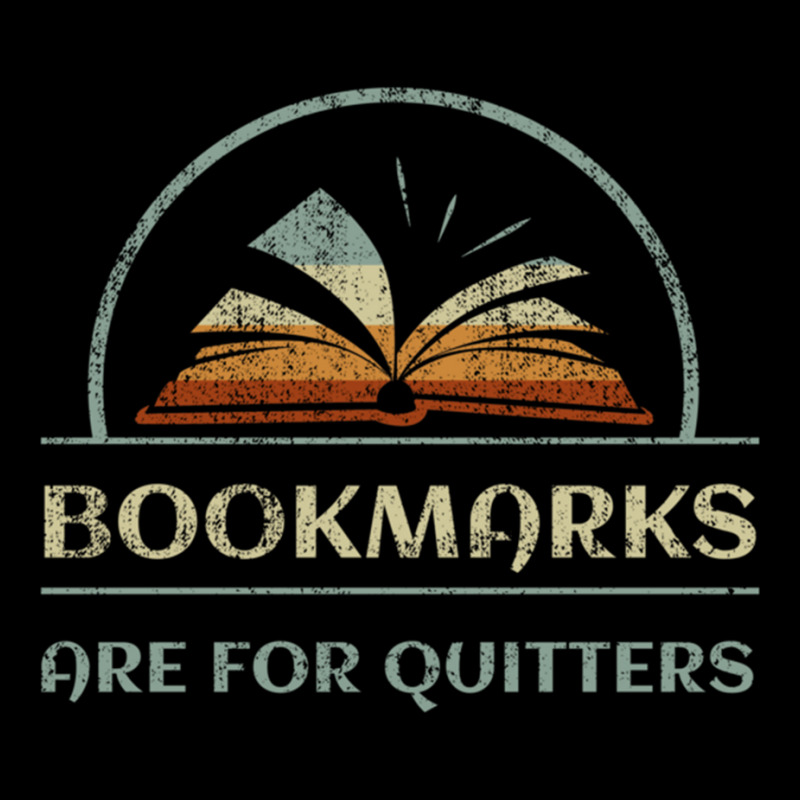 Vintage Bookmarks Are For Quitters Reading Book Distressed Pullover Ho Long Sleeve Shirts by KarinLeighPurcell | Artistshot