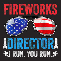 Fireworks Director Funny 4th Of July Patriotic American Flag T Shirt Vintage Cap | Artistshot