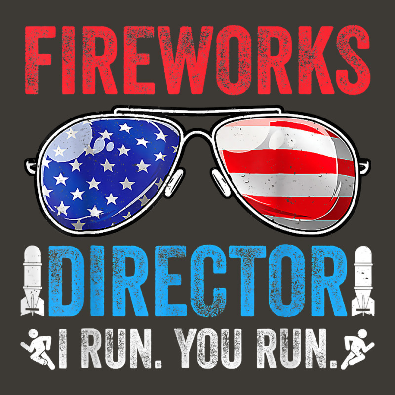 Fireworks Director Funny 4th Of July Patriotic American Flag T Shirt Bucket Hat by marfoekidzind | Artistshot