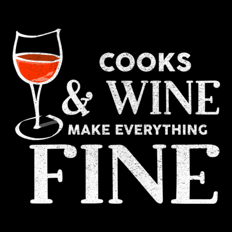 Cooks And Wine Make Everything Fine For Cook Adjustable Cap | Artistshot