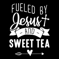 Christian Gift Tee Fueled By Jesus And Sweet Tea Adjustable Cap | Artistshot