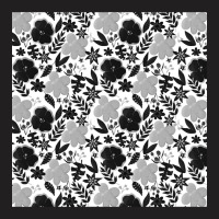 Black And White Sorbet Flowers T-shirt | Artistshot