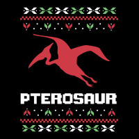 Christmas Pterosaur Ugly Sweater Men's Long Sleeve Pajama Set | Artistshot