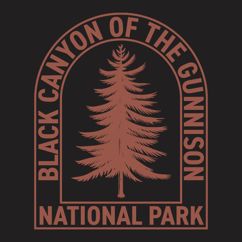 Black Canyon National Park Colorado Vintage Tree T-shirt | Artistshot