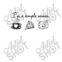 I'm A Simple Woman Who Loves Coffee, Pizza, Pig Baby Tee | Artistshot