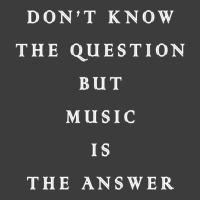 Don't Know The Question But Music Is The Answer Classic Men's Polo Shirt | Artistshot