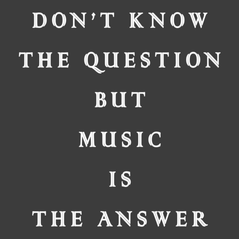 Don't Know The Question But Music Is The Answer Classic Men's Polo Shirt | Artistshot