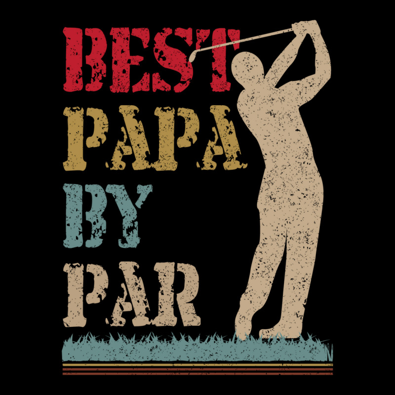 Best Papa By Par Golf T Shirt Men's Long Sleeve Pajama Set | Artistshot