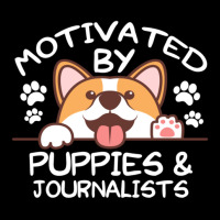 Motivated By Puppies And Journalists  For Journalists Pocket T-shirt | Artistshot