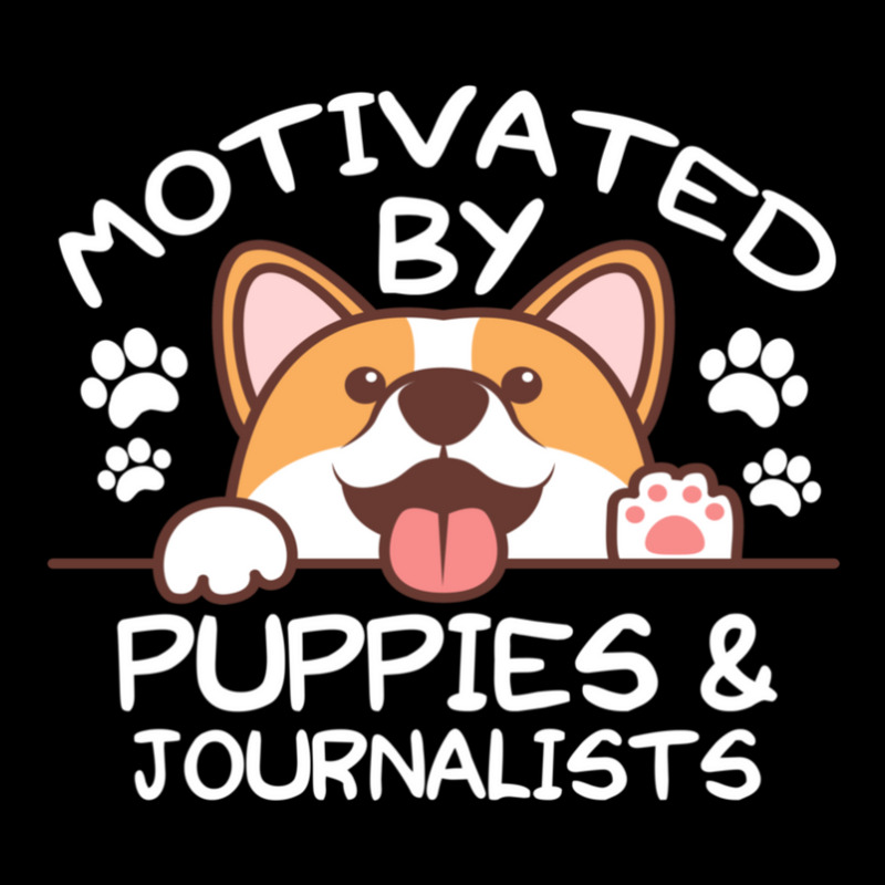 Motivated By Puppies And Journalists  For Journalists Pocket T-shirt | Artistshot