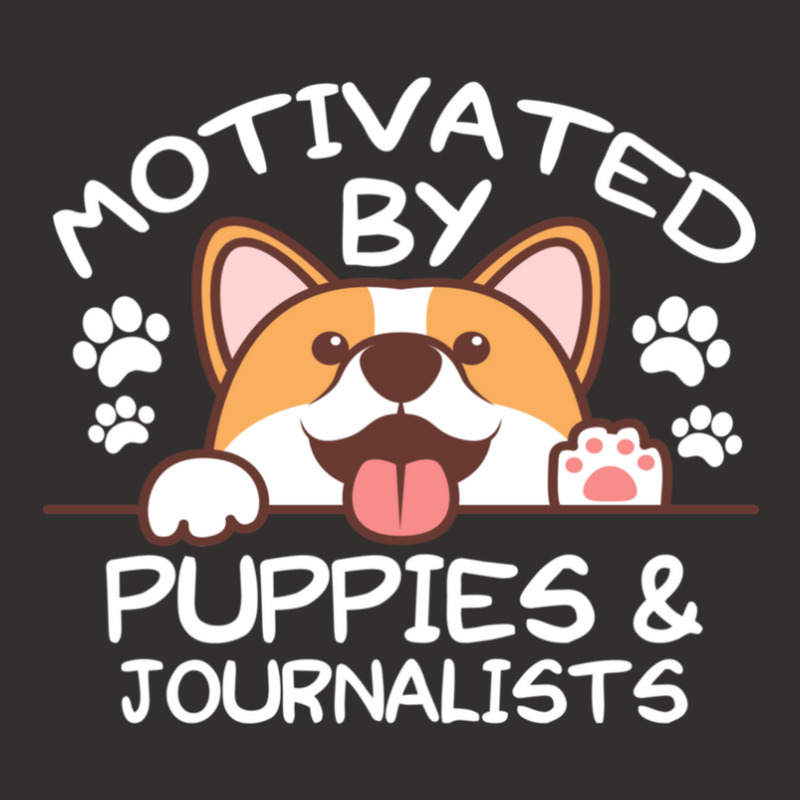 Motivated By Puppies And Journalists  For Journalists Champion Hoodie | Artistshot