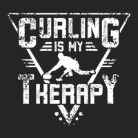 Curling Is My Therapy Unisex Hoodie | Artistshot