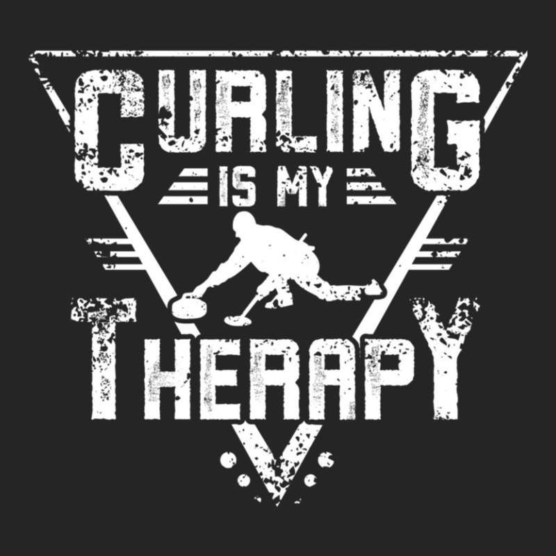 Curling Is My Therapy Unisex Hoodie | Artistshot