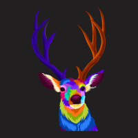 Deer With Pop Art Style T-shirt | Artistshot