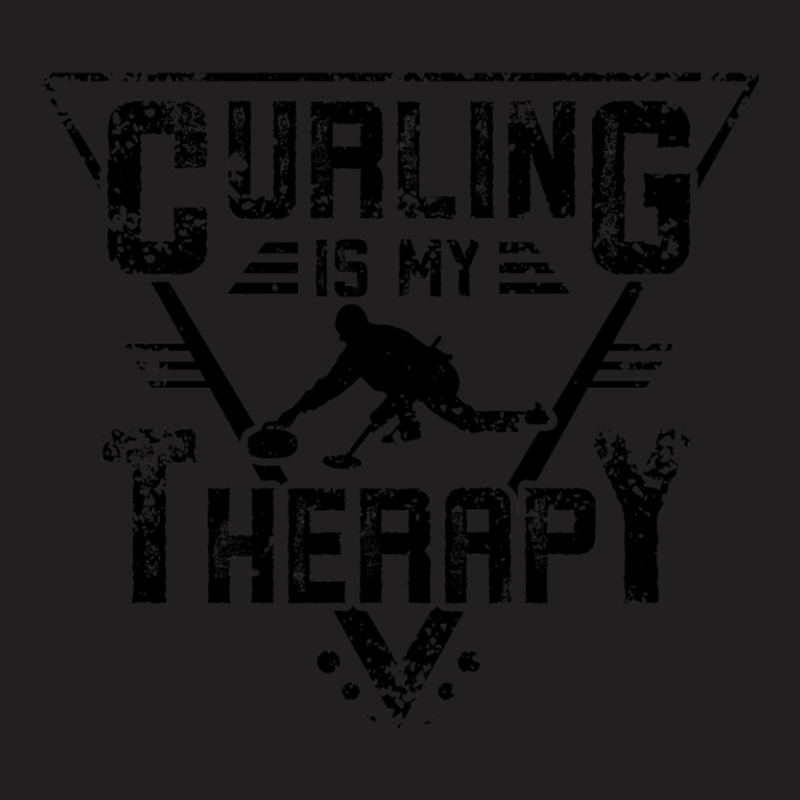 Curling Therapy T-shirt | Artistshot