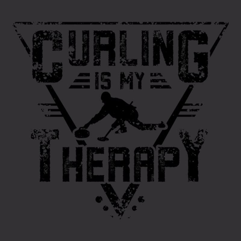 Curling Therapy Vintage Short | Artistshot