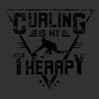 Curling Therapy Vintage Hoodie | Artistshot