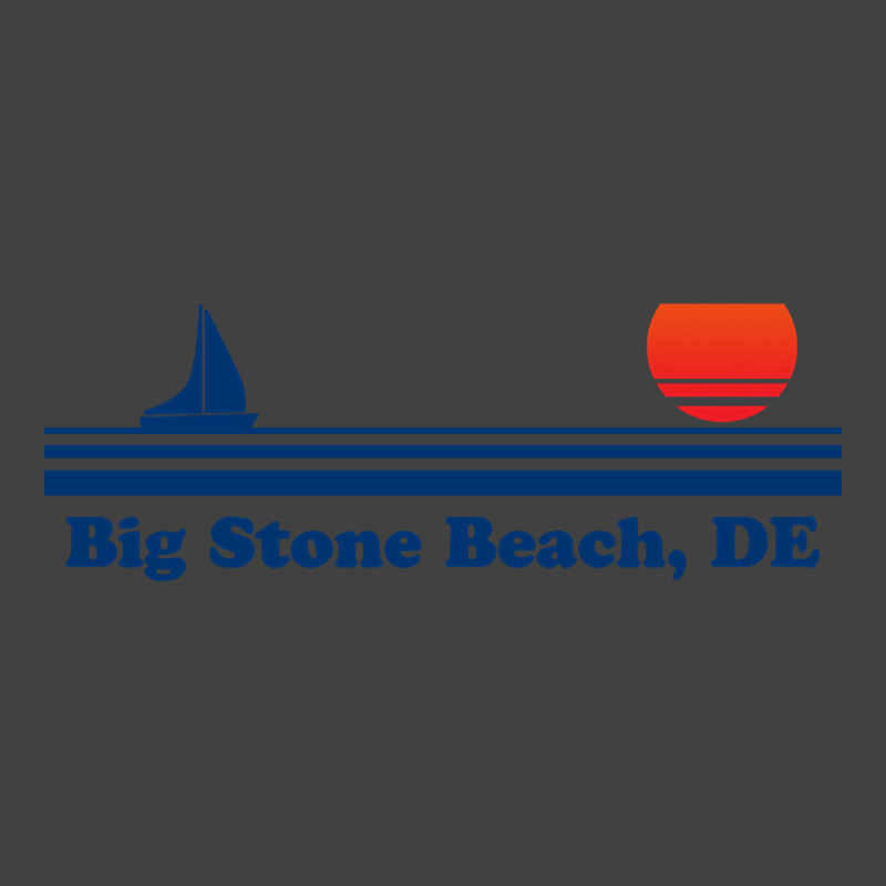 Big Stone Beach, De - Sailboat Sunrise Vintage T-shirt | Artistshot