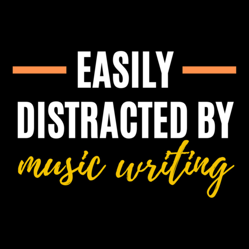 Easily Distracted By Music Writing  Perfect Gift For Hobbies Classic Long Sleeve Shirts | Artistshot