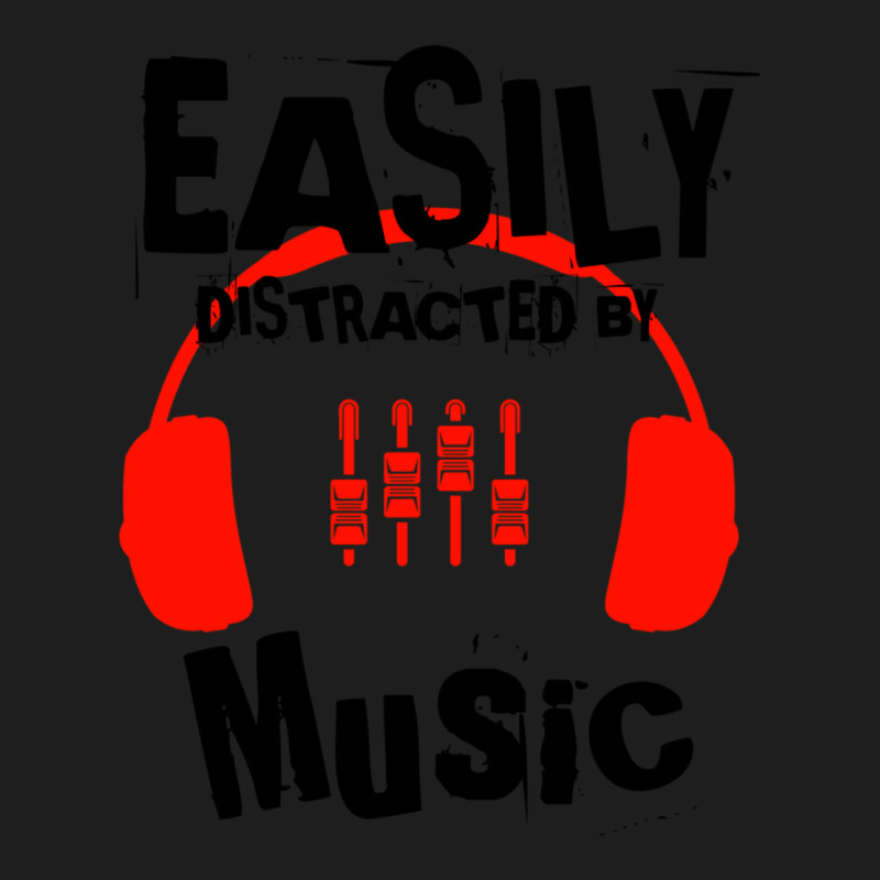 Easily Distracted By Music, Lover Instruments Music Gift Ideas For Mot Classic T-shirt | Artistshot