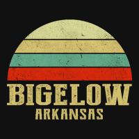 Bigelow Arkansas Vintage Retro Sunset Baby Bibs | Artistshot