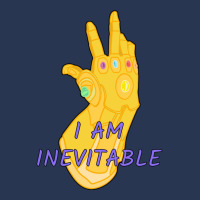 Thanos   I Am Inevitable Men Denim Jacket | Artistshot