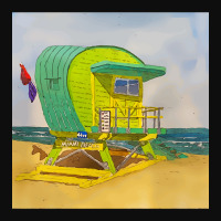 Cute Lifeguard Tower In South Beach Miami Florida-oyral Crop Top | Artistshot