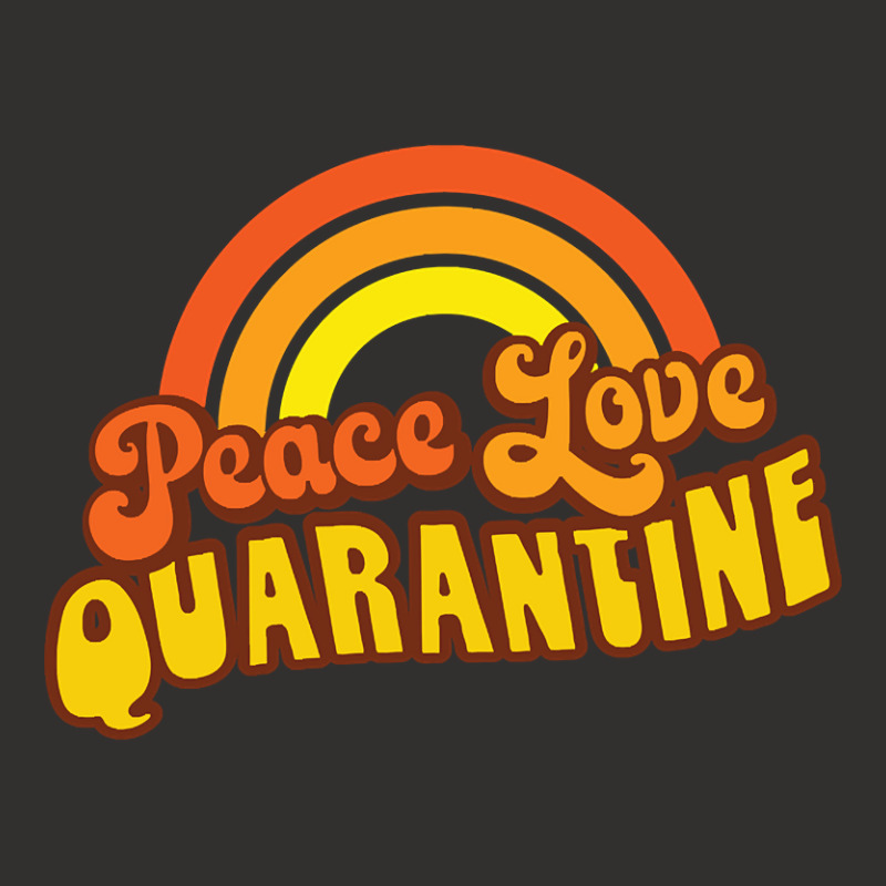 Peace Love Quarantine Retro Rainbow Champion Hoodie | Artistshot