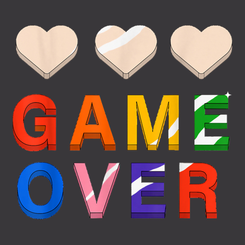 Game Over Vintage Retro Video Games Gaming Gift Arcade T Shirt 1356 Ladies Curvy T-Shirt by akmadfahafd | Artistshot