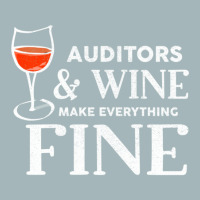 Auditors And Wine Make Everything Fine For Auditor Unisex Sherpa-lined Denim Jacket | Artistshot