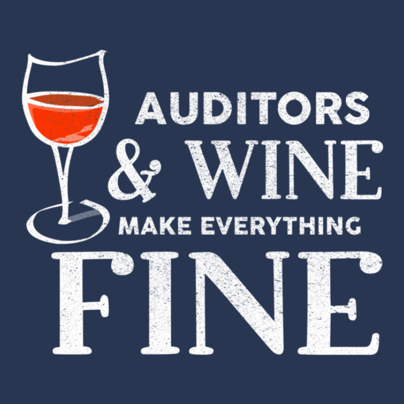 Auditors And Wine Make Everything Fine For Auditor Men Denim Jacket | Artistshot