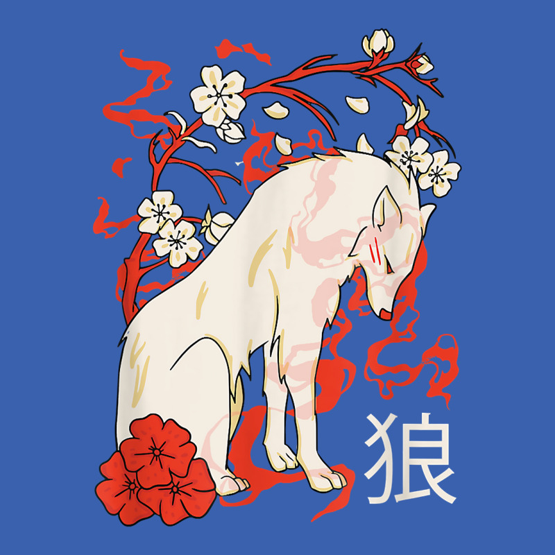 Japanese Wolf Floral Wolves Flower Japan Ladies Polo Shirt by kiingeestebaz | Artistshot