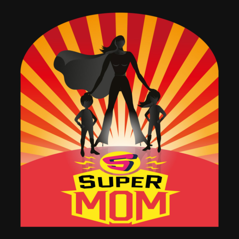 Super Mom Funny Superhero Mother's Day Graphic T-shirt | Artistshot